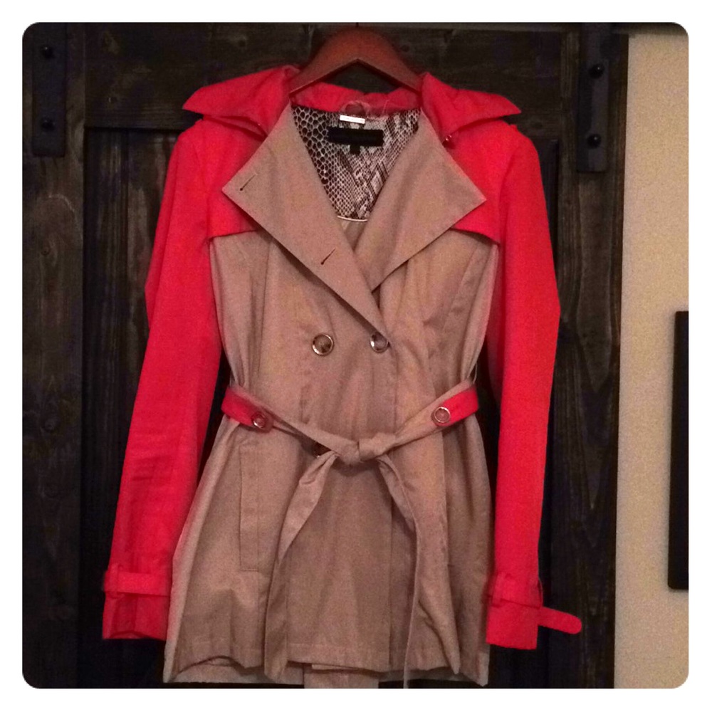 Steve Madden Colorblock Trench
